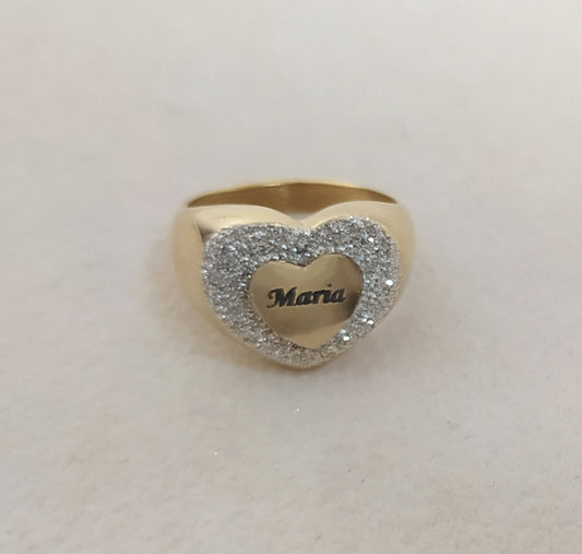 Anello Chevalier personalizzabile love