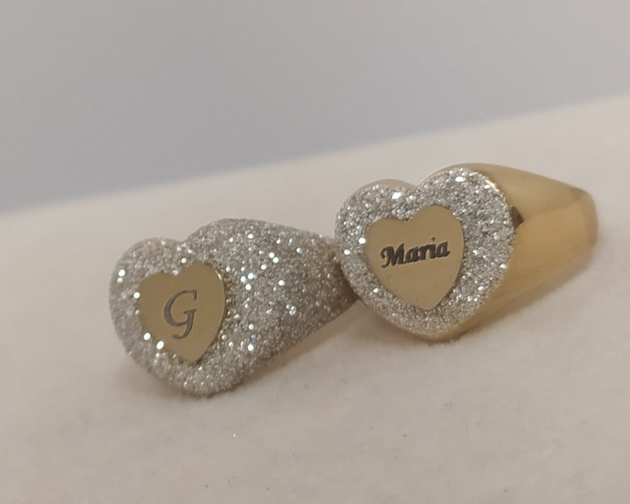 Anello Chevalier heart personalizzabile