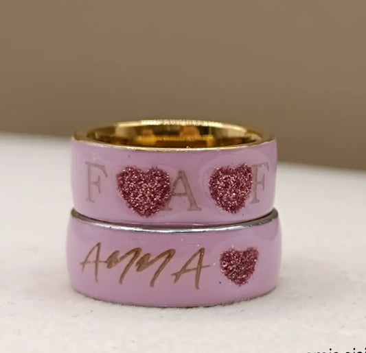 Modello anello sweet personalizzabile